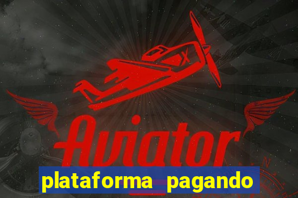 plataforma pagando no cadastro