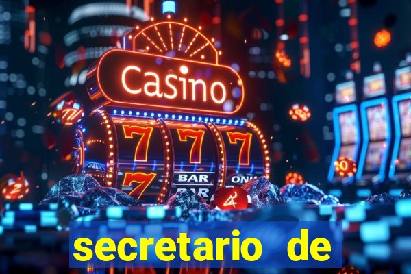 secretario de esporte salario