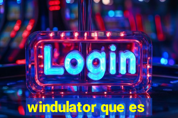 windulator que es