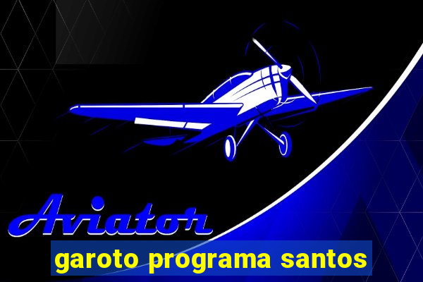 garoto programa santos