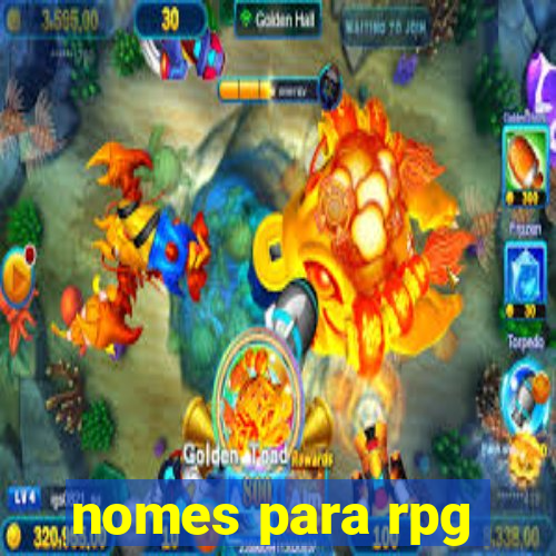 nomes para rpg