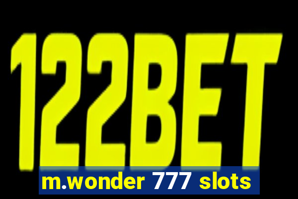 m.wonder 777 slots