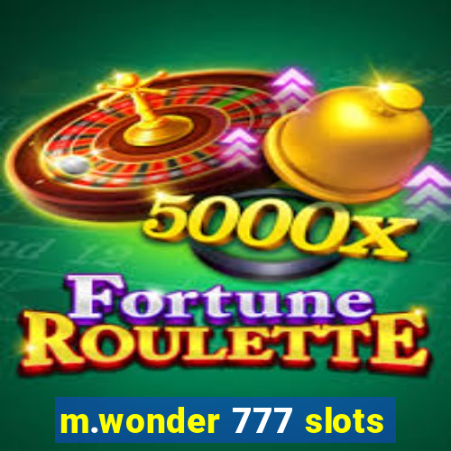 m.wonder 777 slots