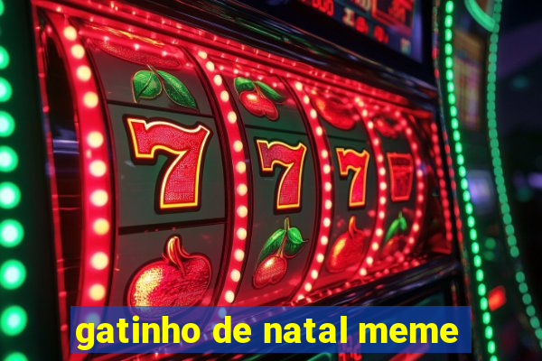 gatinho de natal meme