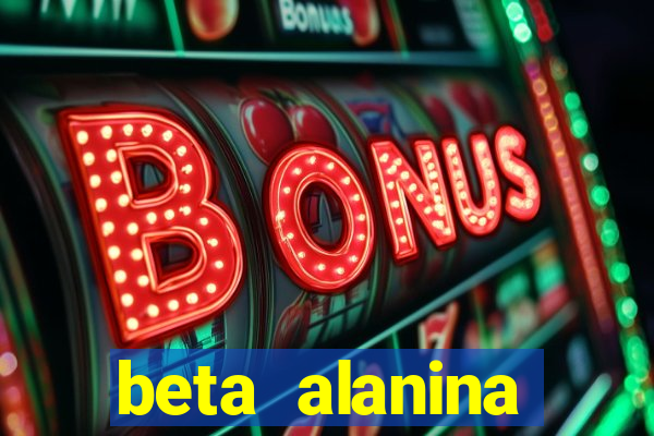 beta alanina aumenta a pressao