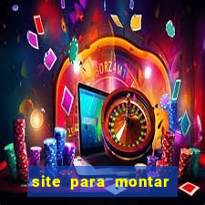 site para montar time de futebol