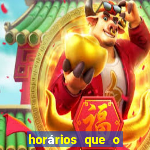 horários que o fortune dragon paga