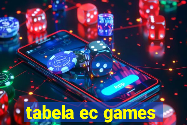 tabela ec games