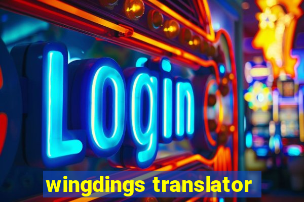 wingdings translator