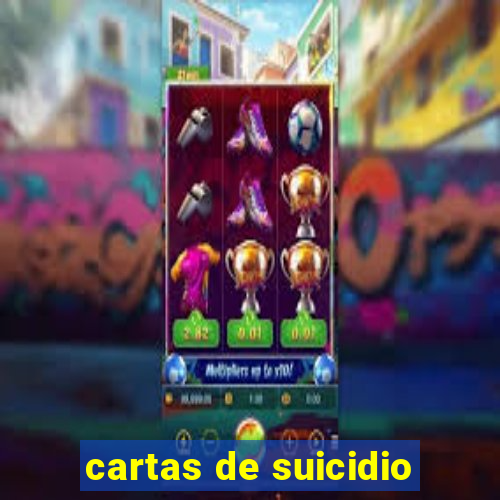 cartas de suicidio