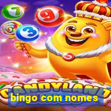 bingo com nomes