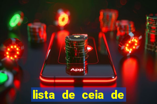 lista de ceia de natal completa