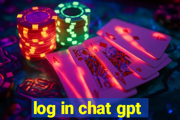 log in chat gpt