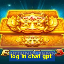 log in chat gpt