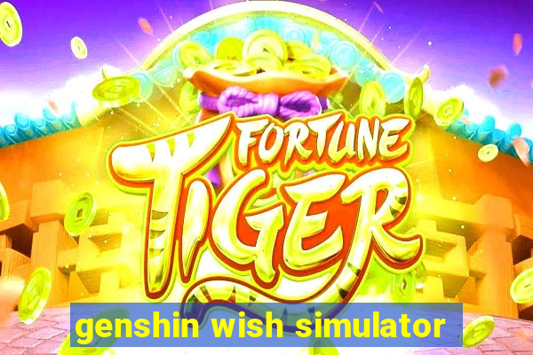 genshin wish simulator