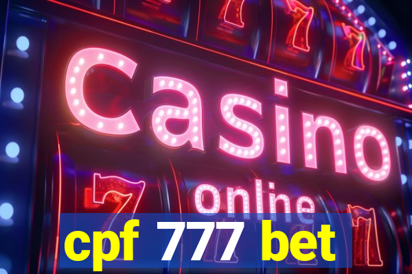 cpf 777 bet