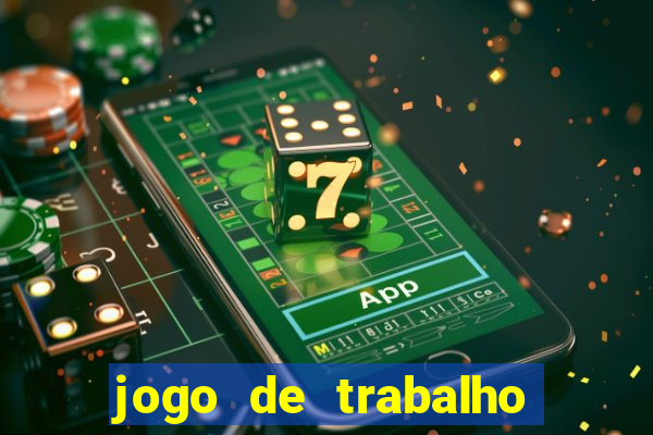 jogo de trabalho no escritório