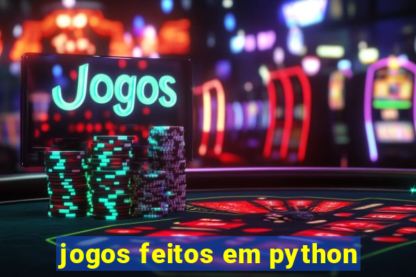 jogos feitos em python