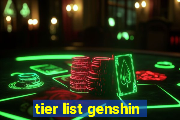 tier list genshin