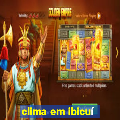 clima em ibicuí