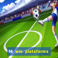 14 win plataforma de jogos