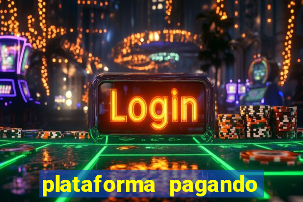 plataforma pagando no cadastro slots