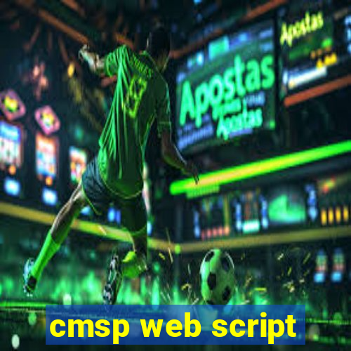 cmsp web script