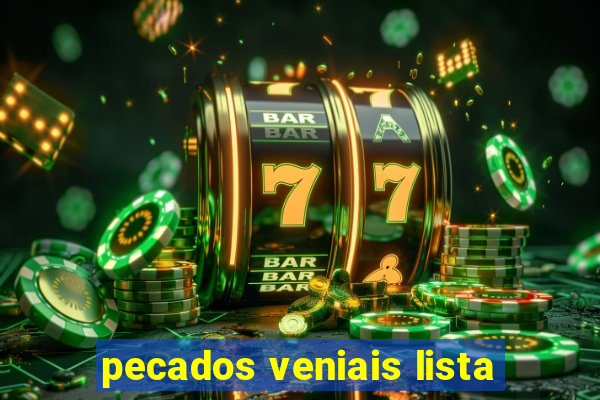 pecados veniais lista