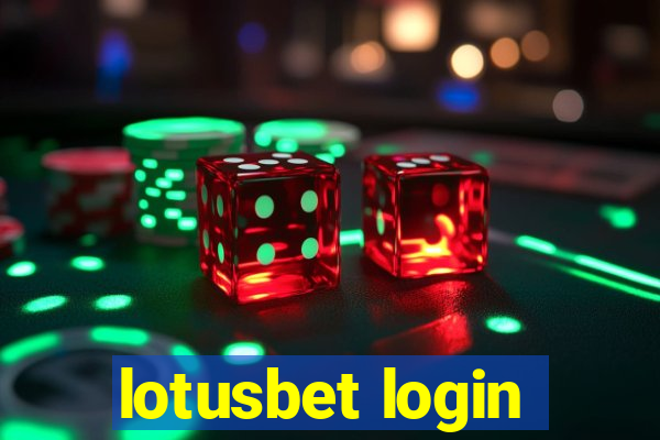 lotusbet login