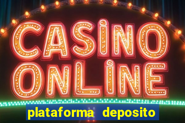 plataforma deposito 1 real fortune tiger