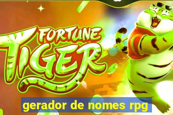 gerador de nomes rpg