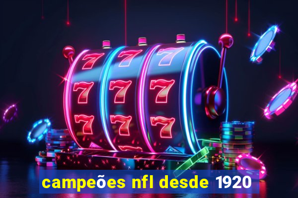 campeões nfl desde 1920