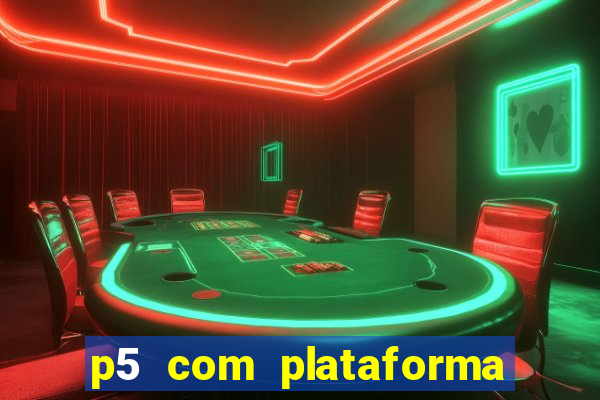 p5 com plataforma de jogos