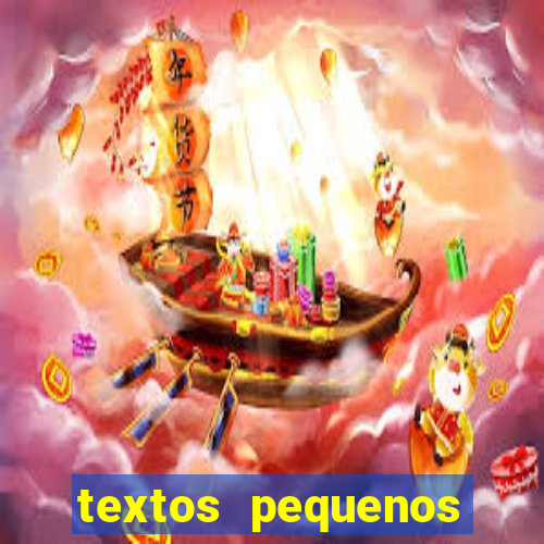 textos pequenos para alfabetizar