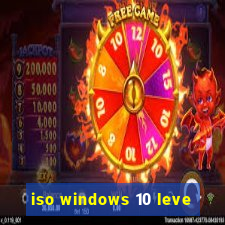 iso windows 10 leve